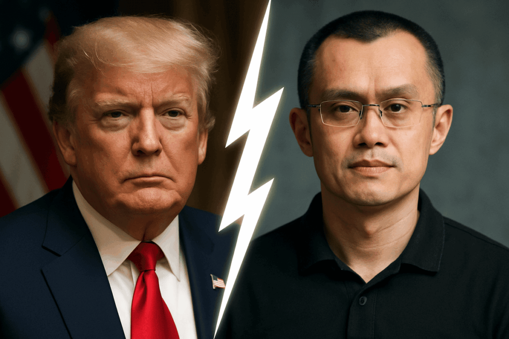 Changpeng Zhao, Donald Trump, Binance