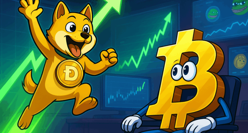 Dogecoin 180% Rally Bitcoin Market Frenzy