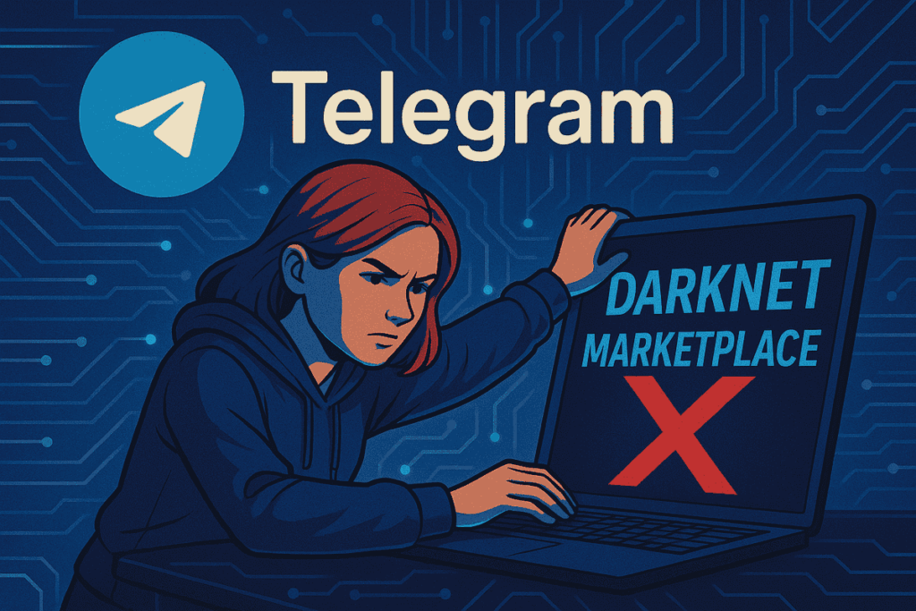 Telegram, Darknet