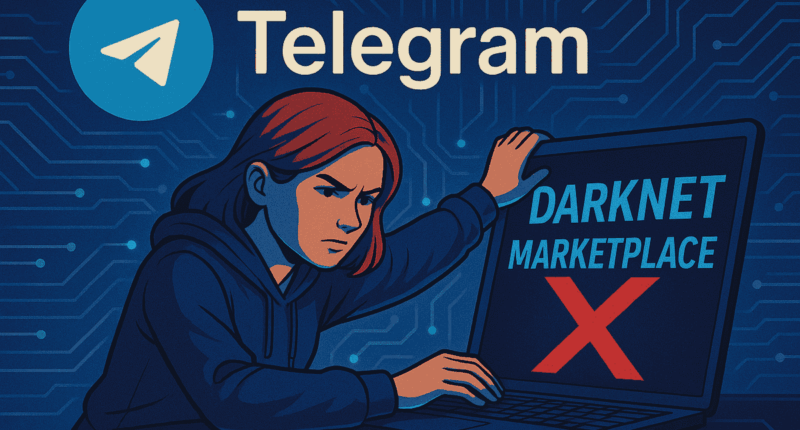 Telegram, Darknet