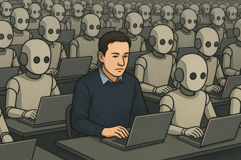 AI-driven bots make up half of web traffic