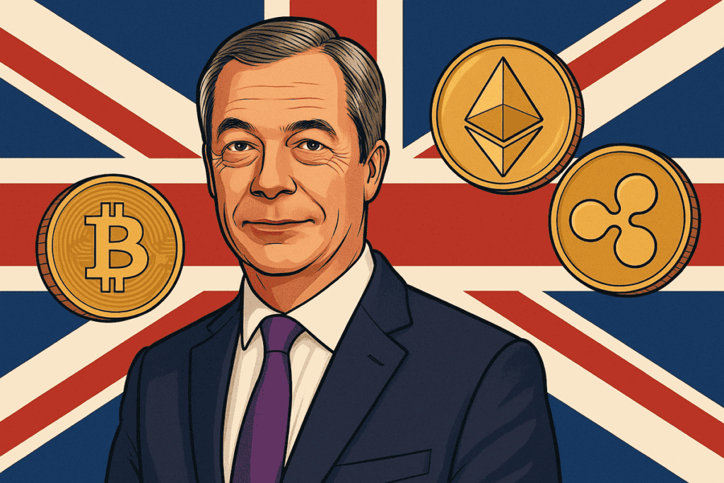 Reform UK party will accept crypto donations — Nigel Farage