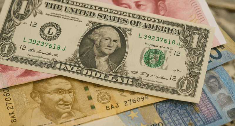 US Dollar, Indian Rupee, Chinese Yuan