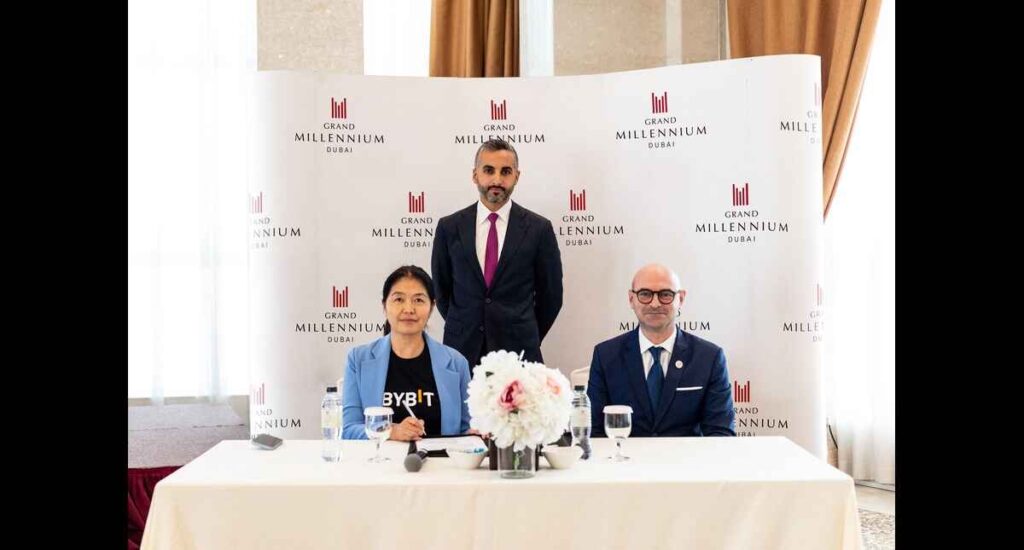 Grand Millennium Hotel, Bybit sign partnership