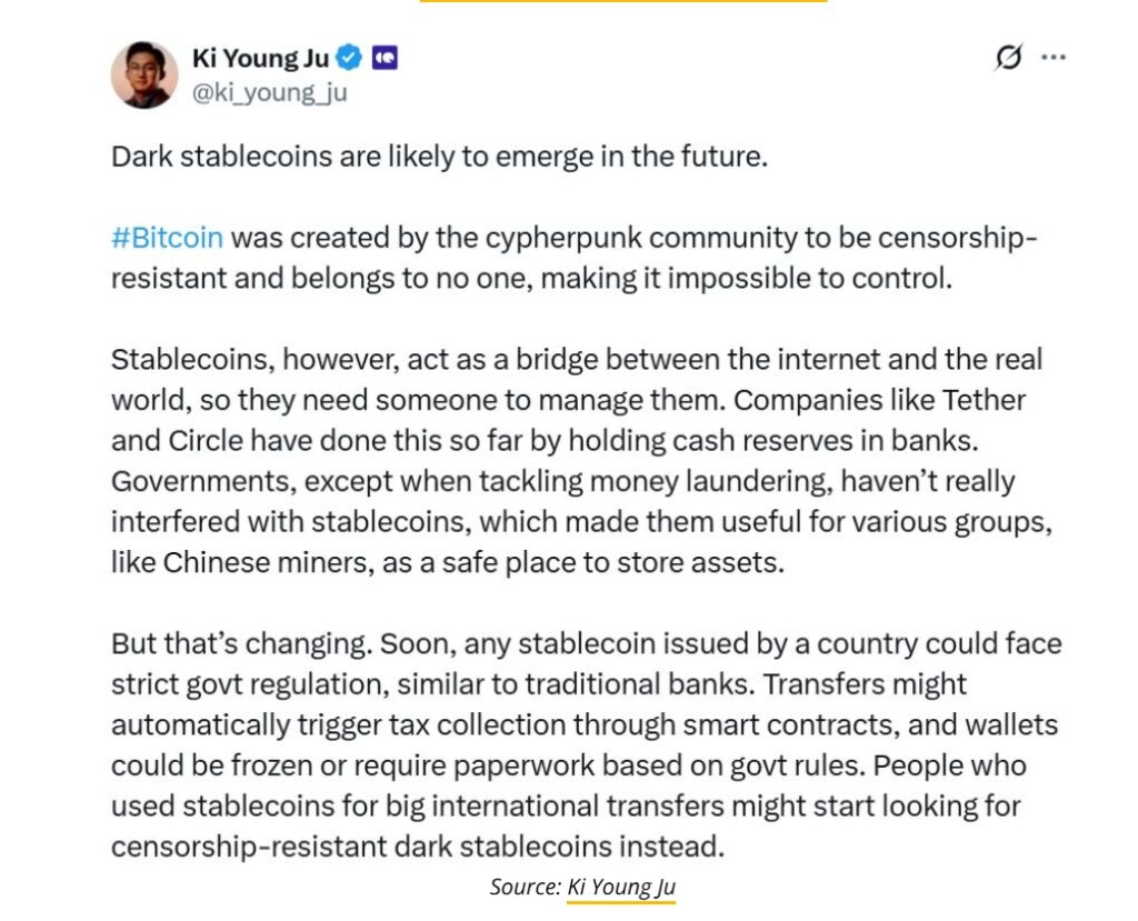 Dark stablecoins to gain momentum amid tight global regulations Dark stablecoins to gain momentum amid tight global regulations