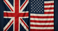 UK, US Flags
