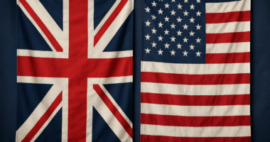UK, US Flags