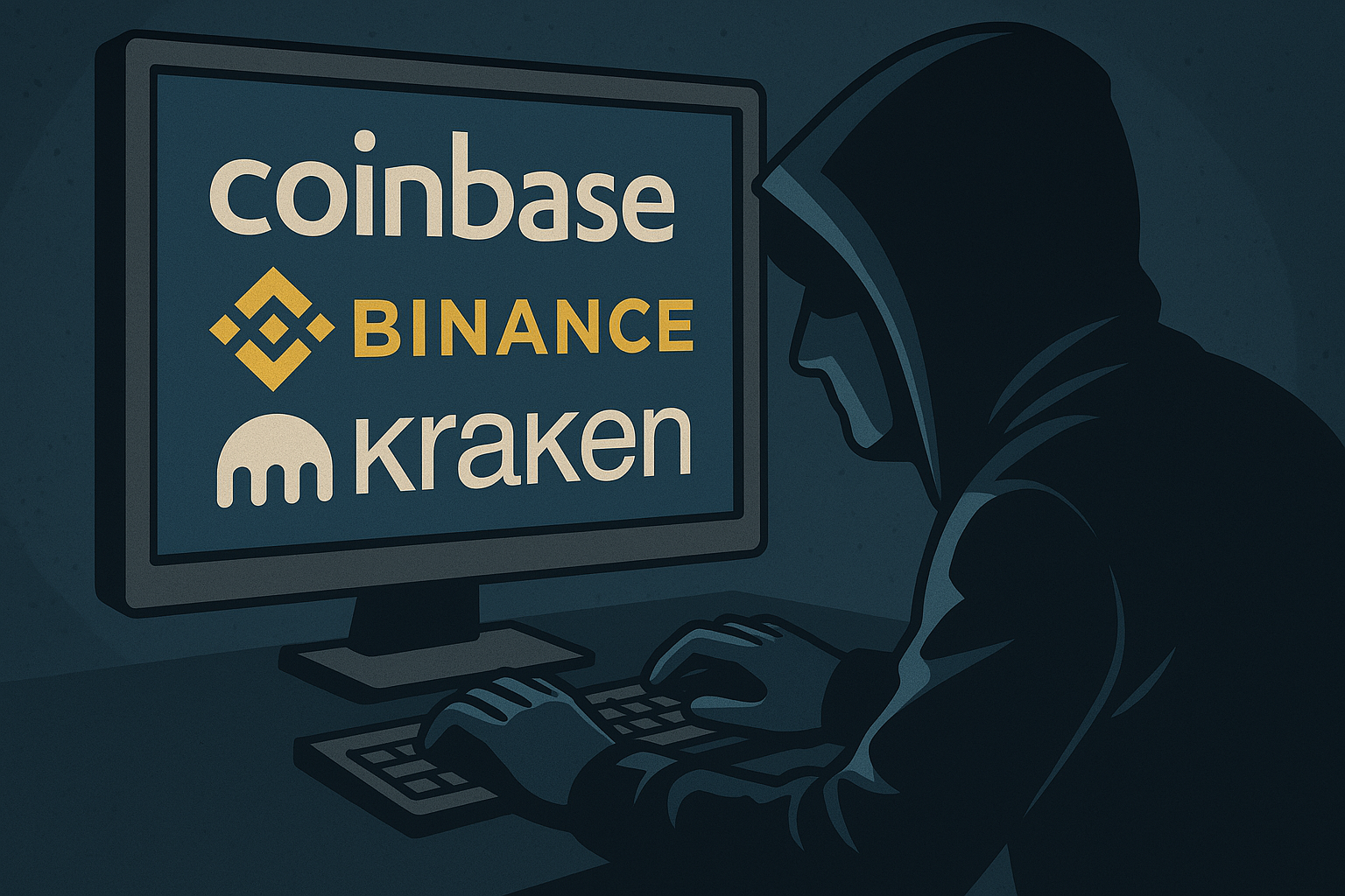 Binance, Kraken Coinbase Phishing Hack