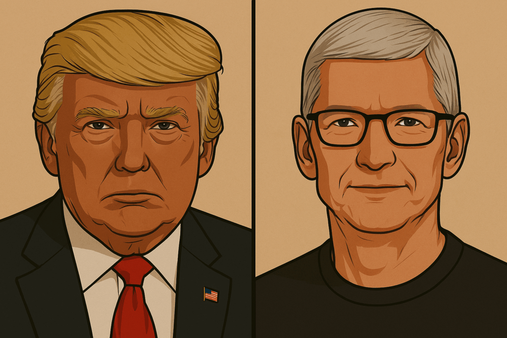 Donald Trump, Tim Cook, Apple