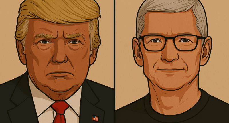 Donald Trump, Tim Cook, Apple