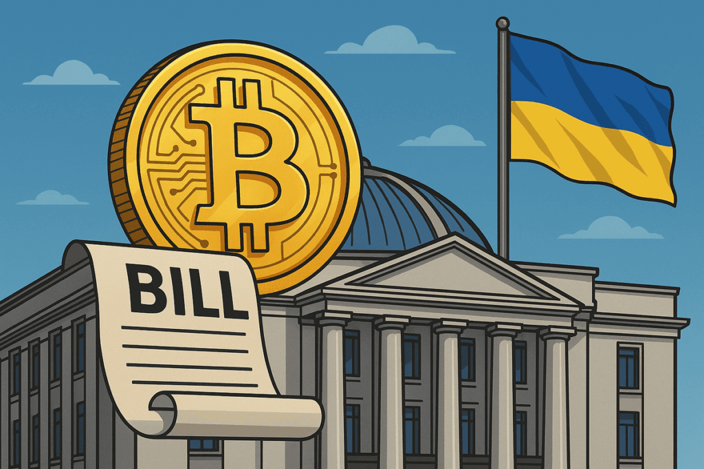 Crypto asset reserve bill lands in Ukraine’s parliament.