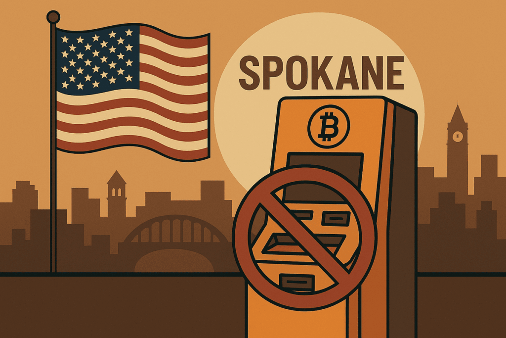 Washington’s Spokane City Bans Bitcoin ATMs