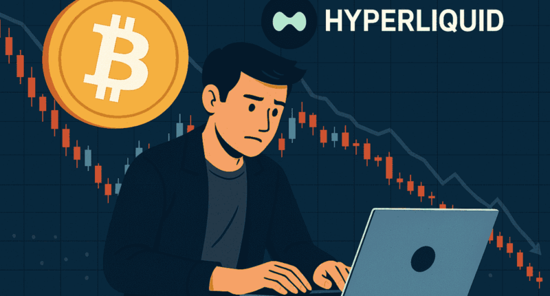 HyperLiquid trader turns $10M profit into $2.5M loss as bitcoin falls