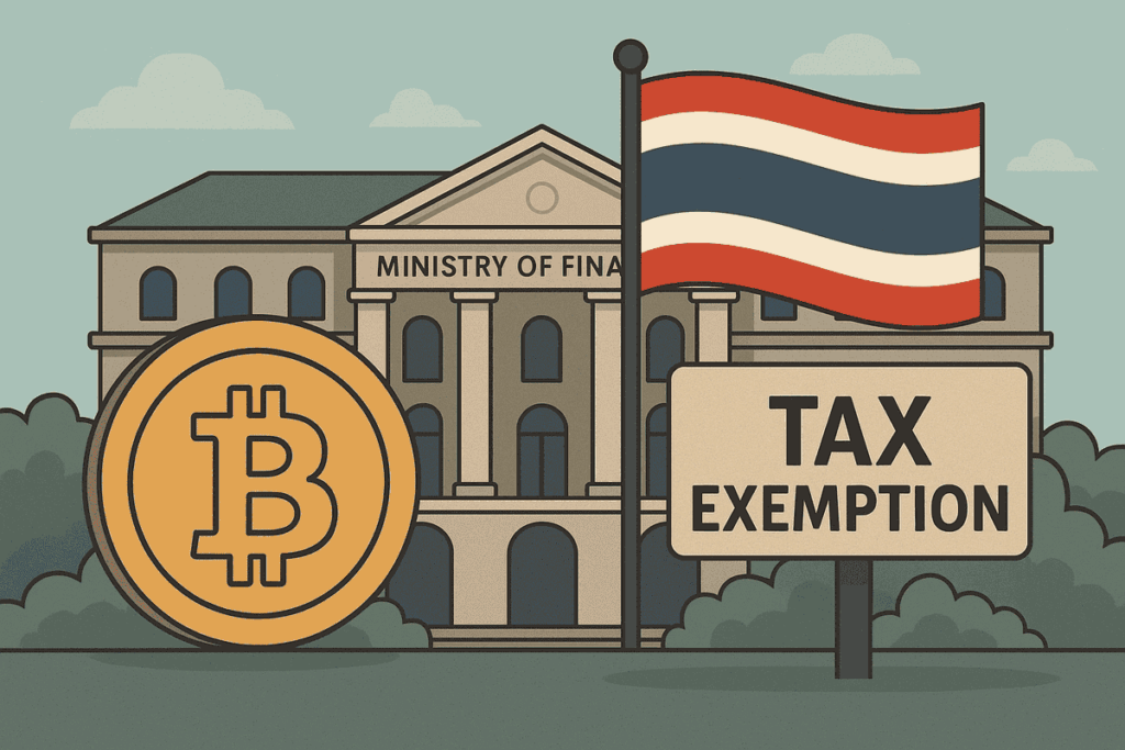 Thailand exempts crypto capital gains tax for 5 years.