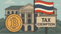 Thailand exempts crypto capital gains tax for 5 years.