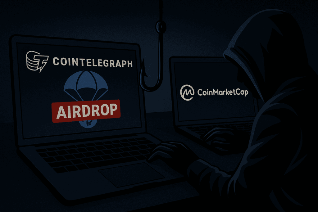 Cointelegraph Website Hacked in Fake Airdrop Phishing Attack