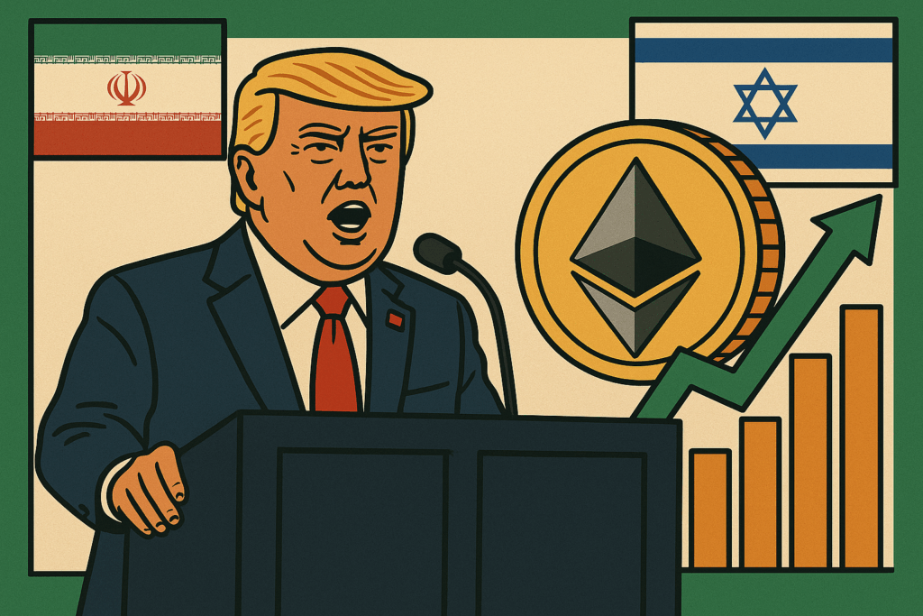 ETH Surges 9% as Crypto Market Celebrates Trump's Ceasefire Announcement