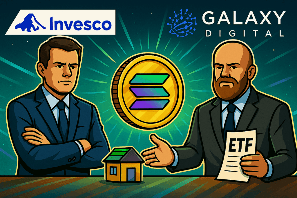 Invesco & Galaxy Digital join the spot Solana ETF race