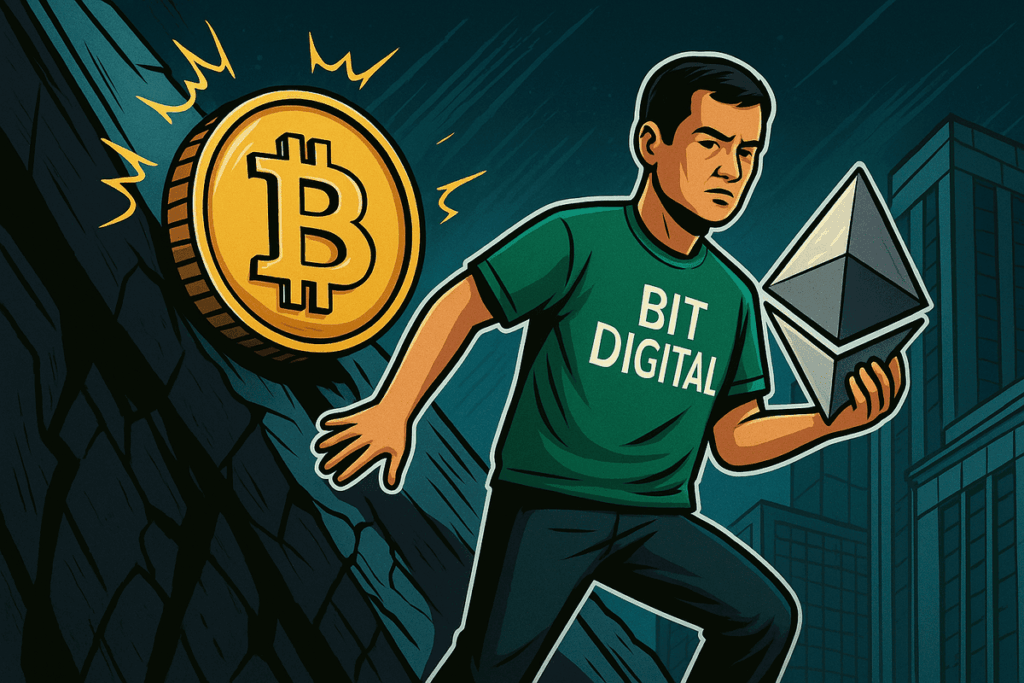 Bit Digital falls 4% as it ditches Bitcoin mining for Ethereum