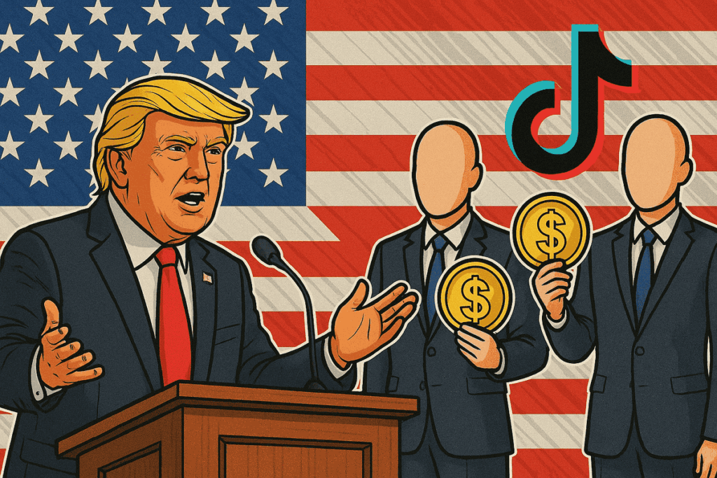 Donald Trump says 'very wealthy group' has agreed to buy TikTok in the US