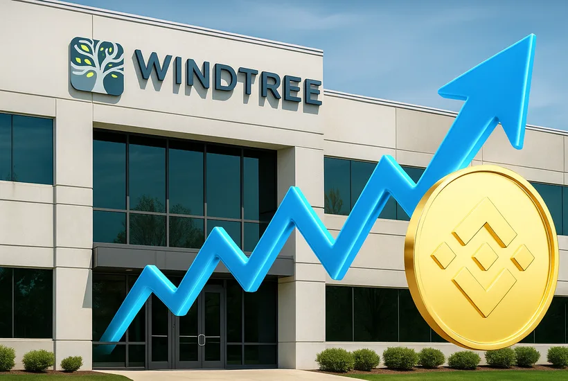 Biotech Company Windtree to Raise Up to $200M for BNB Treasury