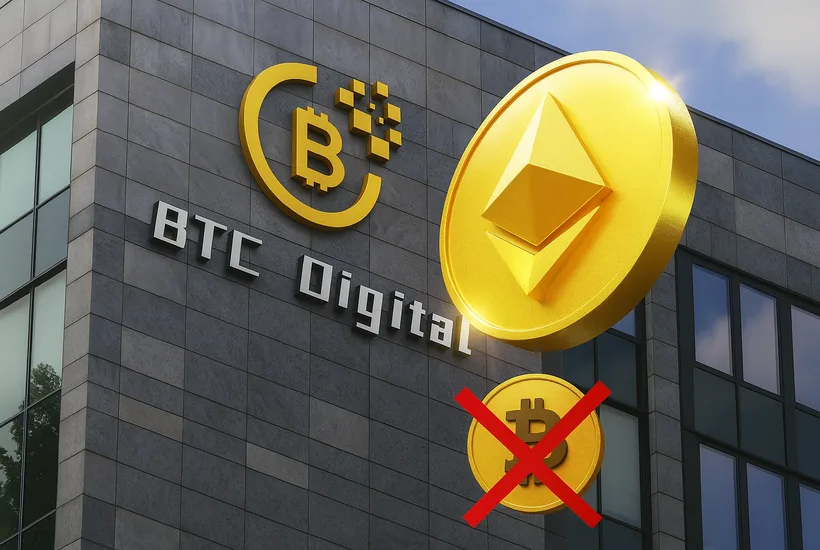 BTC Digital ditches Bitcoin for Ethereum in ‘transformative’ shift