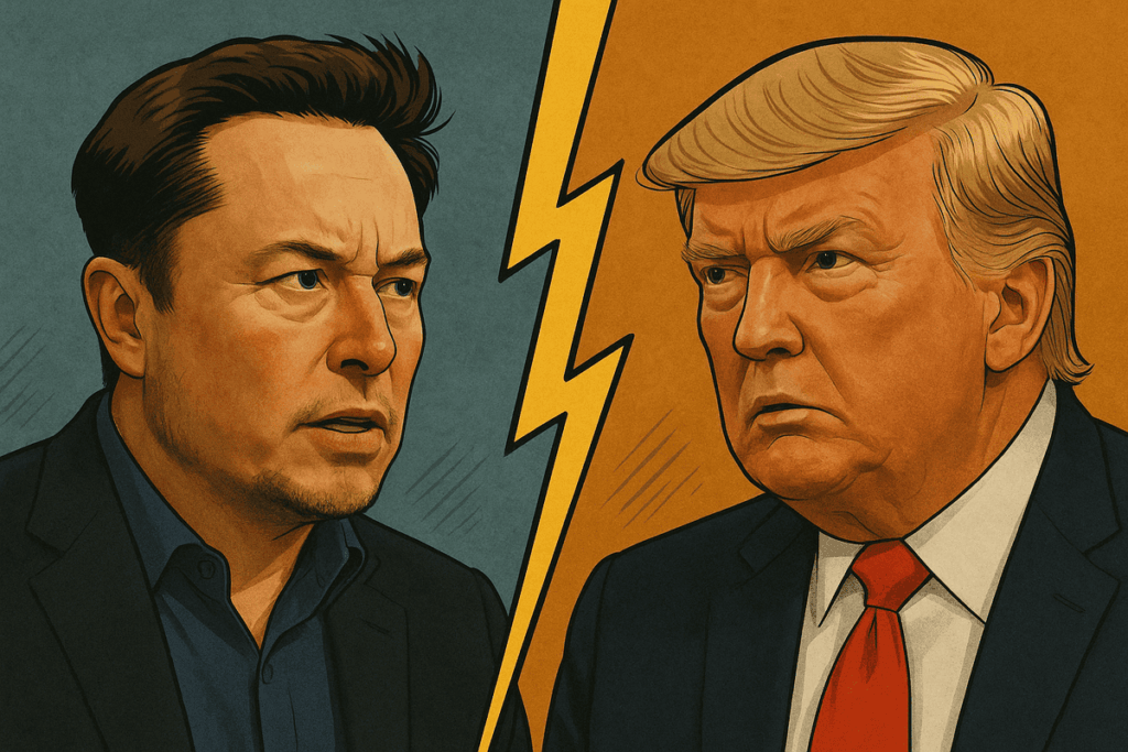 Donald Trump and Elon Musk