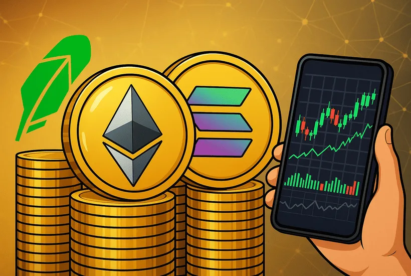 Robinhood launches ETH, SOL staking services for US users with $1 minimum