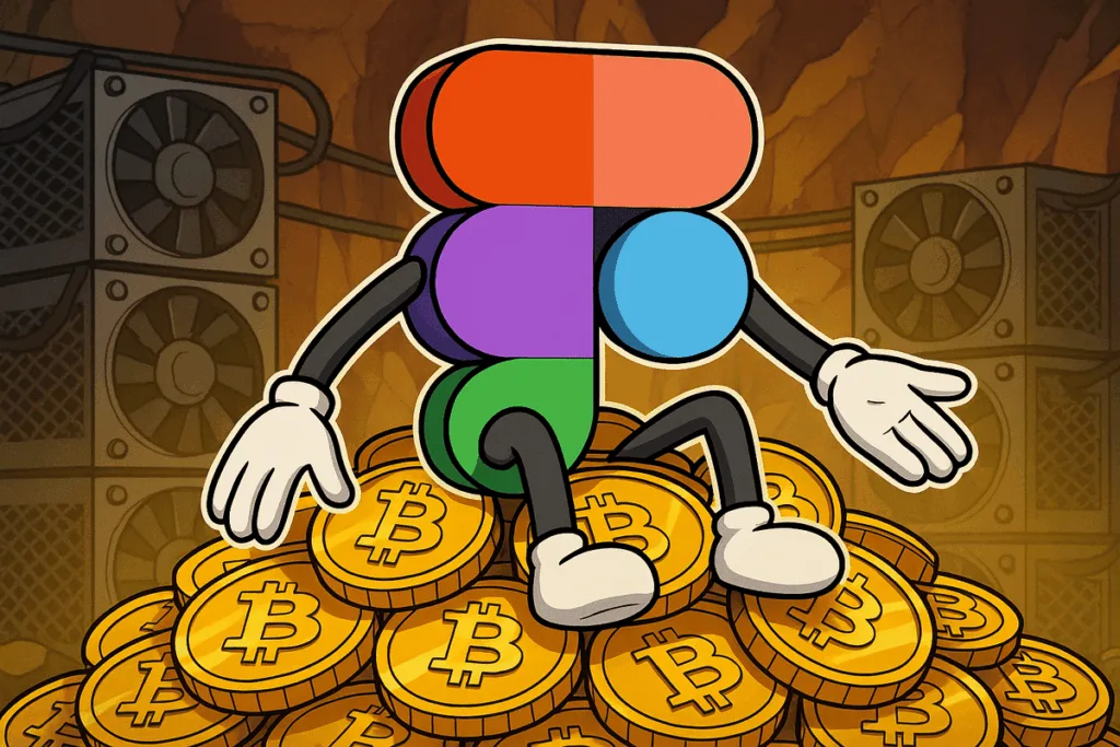 Figma bought bitcoin