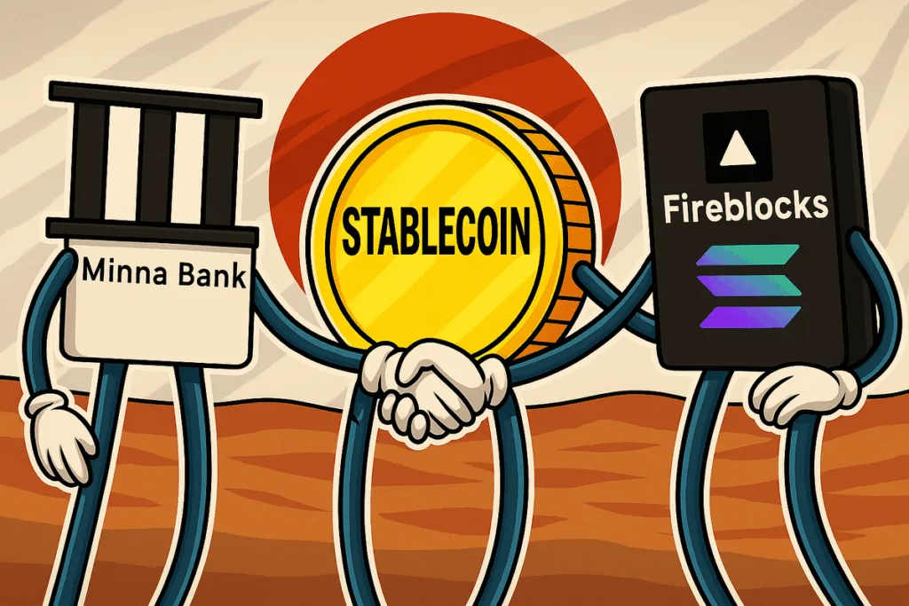 Japan’s Minna Bank teams up with Fireblocks and Solana Japan to explore stablecoins