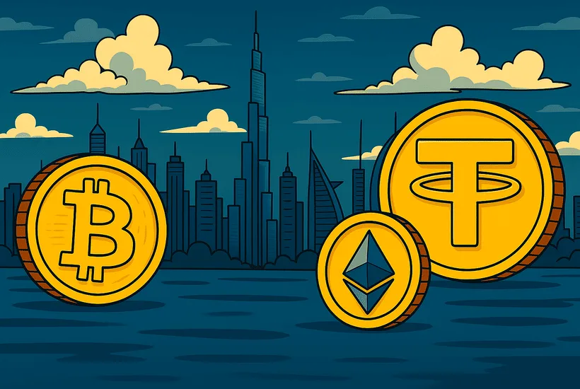 Dubai Skyline and Crypto