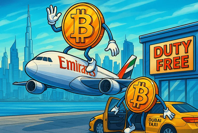 UAE expands crypto usage: flights, taxis & duty‑free now accept digital coins