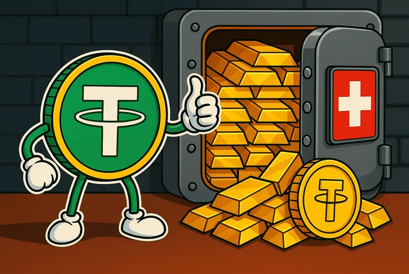 Tether holds an $8B gold stockpile in a secret Swiss vault