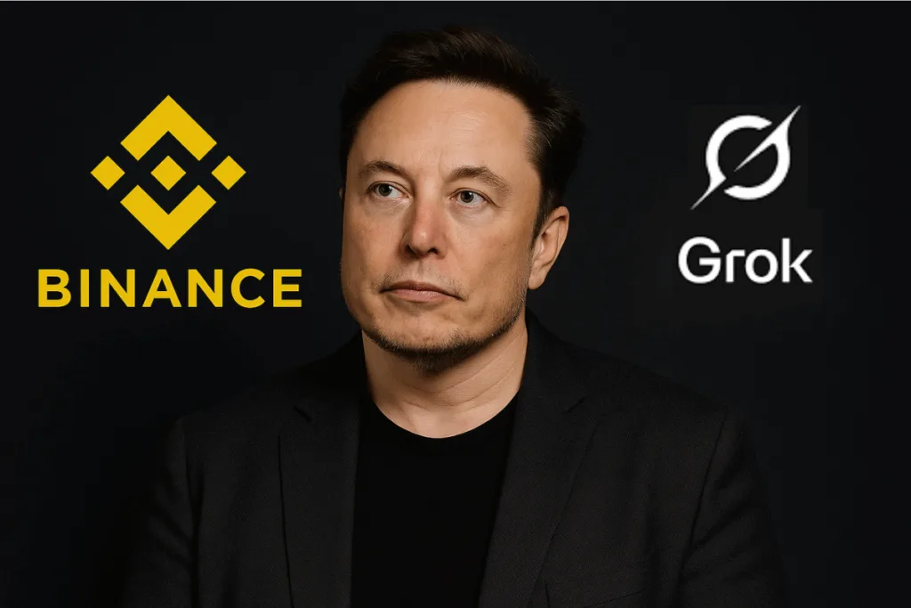 Is Elon brewing a love story between Binance, Grok?