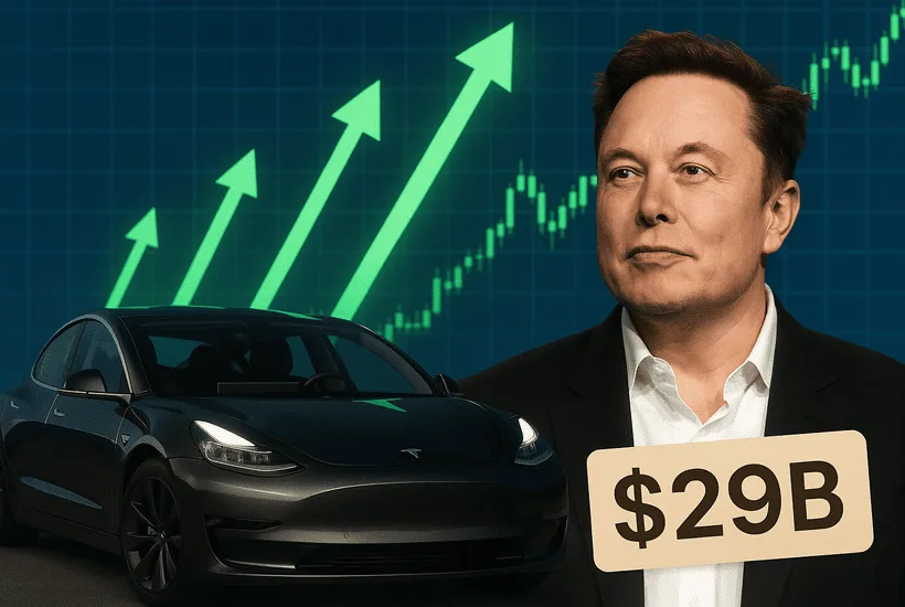 Tesla Awards Musk $29 Billion in Stock