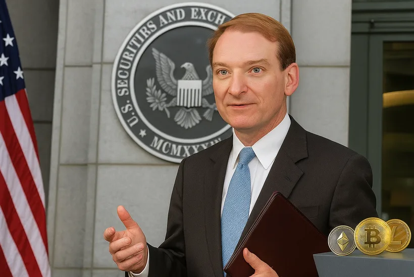 SEC Chair Paul Atkins Pledges To Keep Crypto Development On U.S. Soil