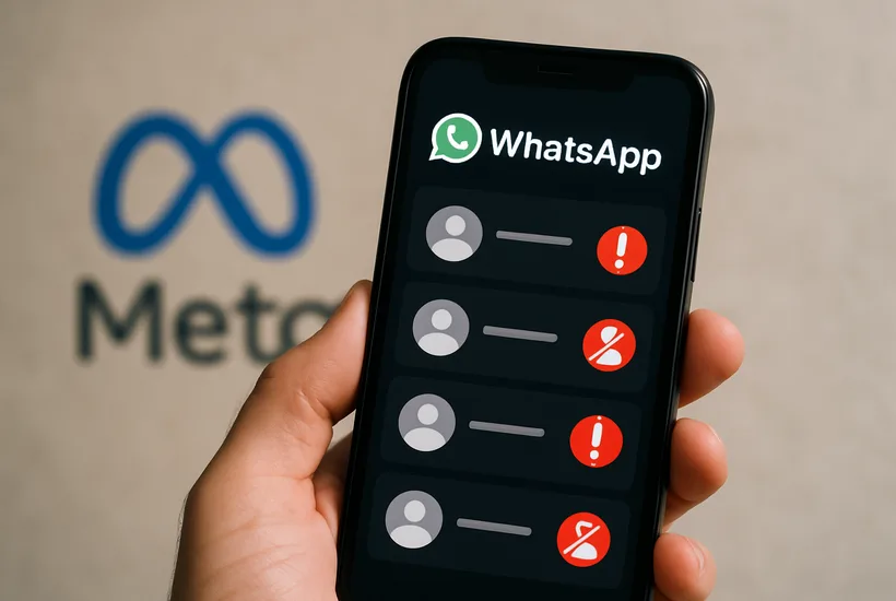 WhatsApp deletes over 6.8m accounts linked to scams, Meta says