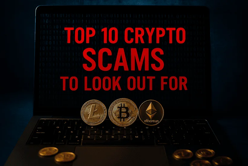 "Top ten crypto scams to look out for"