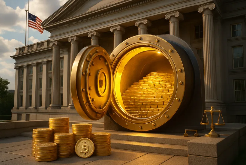 U.S. Treasury Explores Revaluing $750 Billion Gold for Bitcoin Reserve