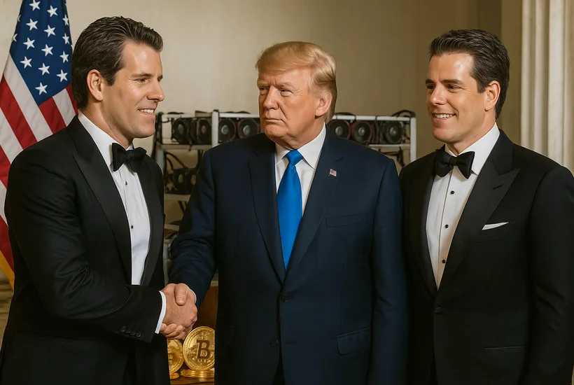 Winklevoss twins invest in Trump family-linked mining venture American Bitcoin