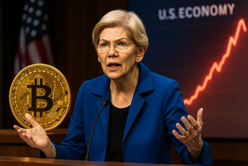 Elizabeth Warren Warns Current Crypto Framework Could ‘Blow Up’ The U.S. Economy