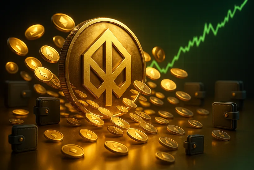 $EDEN is up 63.8% after it announced its plan to distribute its $ETH treasury to token holders.