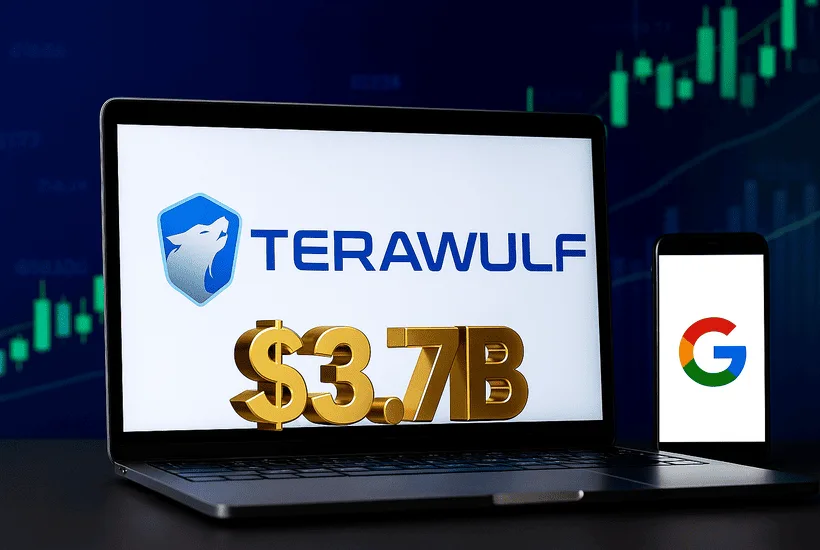 TeraWulf Jumps 22% on $3.7B AI Hosting Deal, With Google Taking 8% Stake