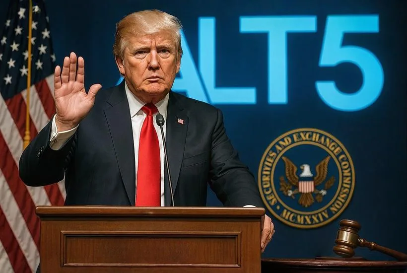 Trump-tied crypto firm ALT5 Sigma denies SEC probe rumors
