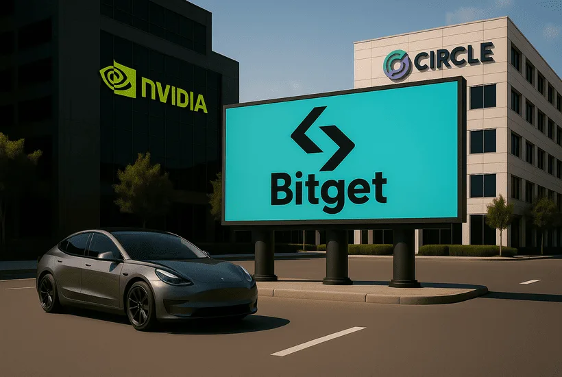 Bitget launches RWA index perpetuals futures for TSLA, NVDA, and CRCL