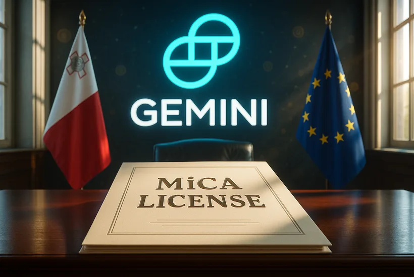 Gemini receives MiCA license in Malta after May derivatives approval