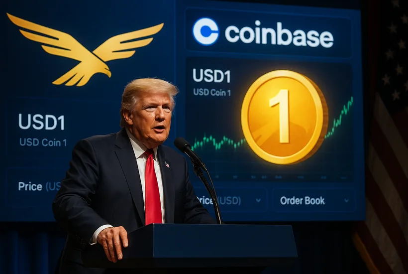 Trump-Backed World Liberty Gets Coinbase Approval With USD1 Stablecoin Listing