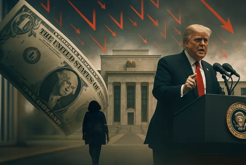 Dollar jolted lower after Trump fires Fed's Cook