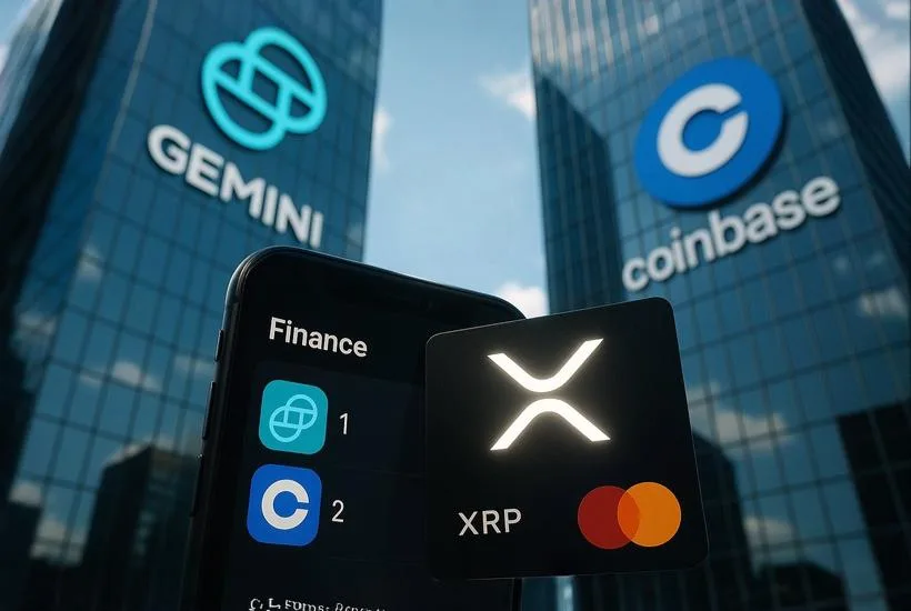 Gemini flips Coinbase on app store after XRP Mastercard launch