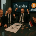 Amdax a Dutch Firm Raises $23.3M to Launch Bitcoin Treasury Company AMBTS